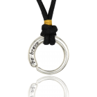 שרשרת BE BRAVE תליון אנזו יפני לגבר