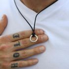 שרשרת BE STRONG תליון אנזו יפני לגבר