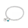 צמיד חרוזי כסף BE PURE